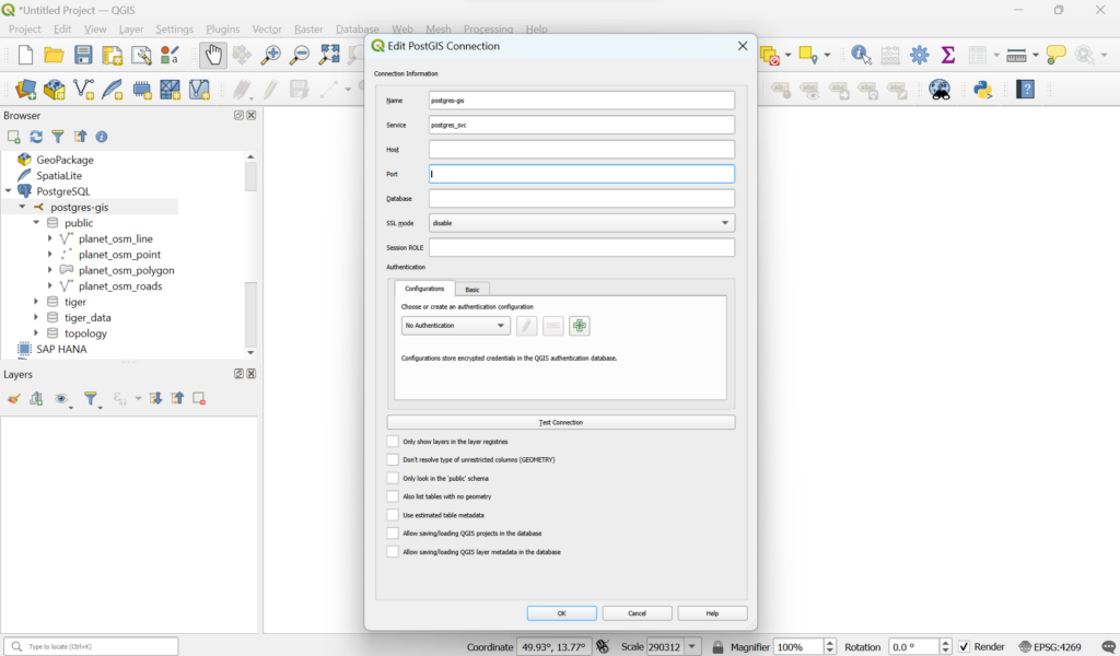 qgis-postgres-configuration